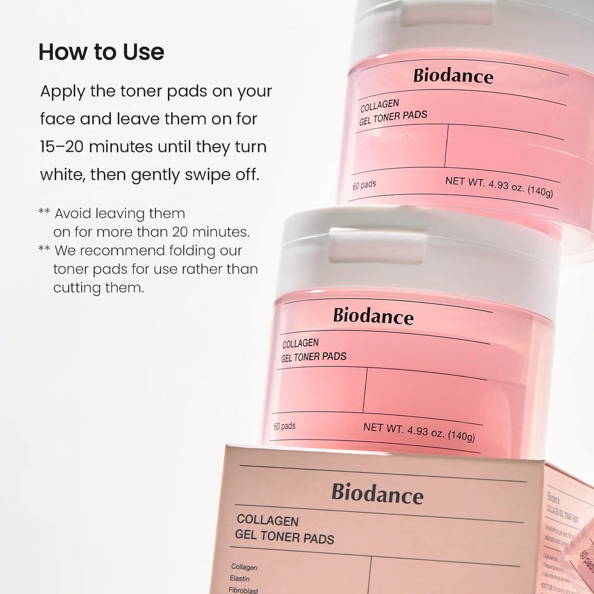 Collagen Gel Toner Pads
