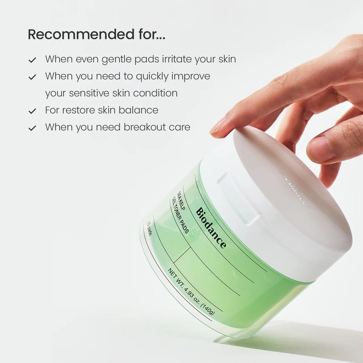 Sea Kelp Gel Toner Pads