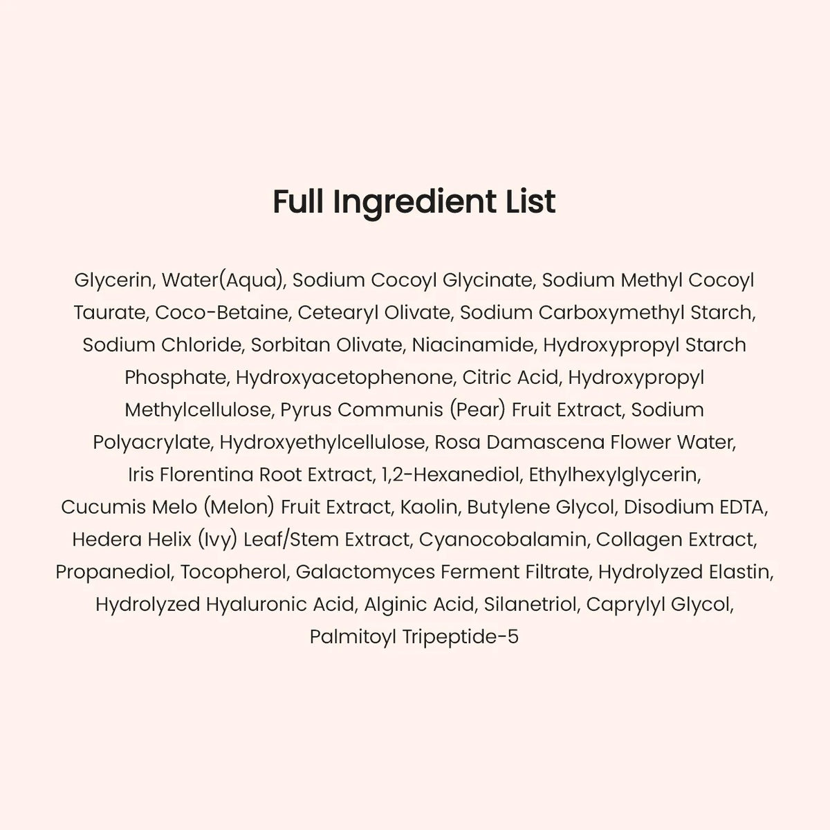 Collagen Mask to Foam Cleanser