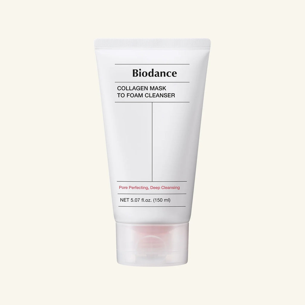 Collagen Mask to Foam Cleanser